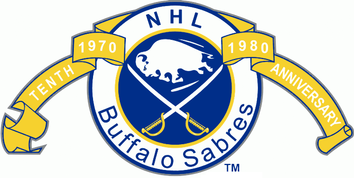 Buffalo Sabres 1980 Anniversary Logo iron on transfers for clothing